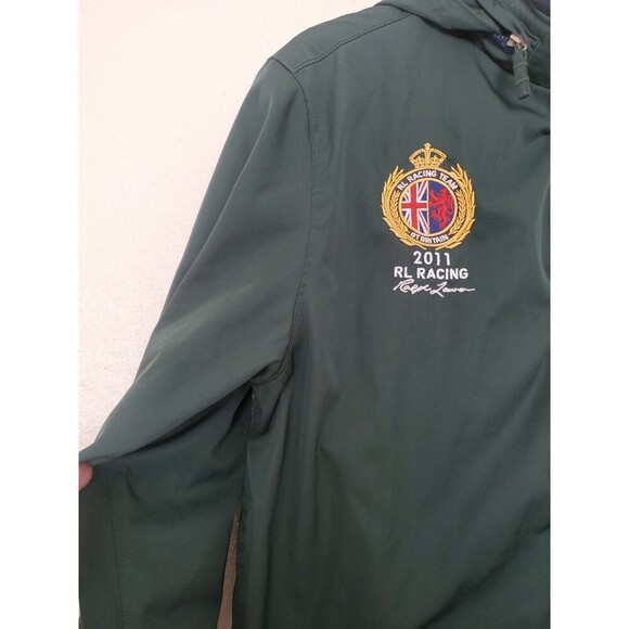 Ralph Lauren 2011 RL Racing Team Hidden Hood Lined Jacket Womens XL (18-20) - Picture 14 of 16